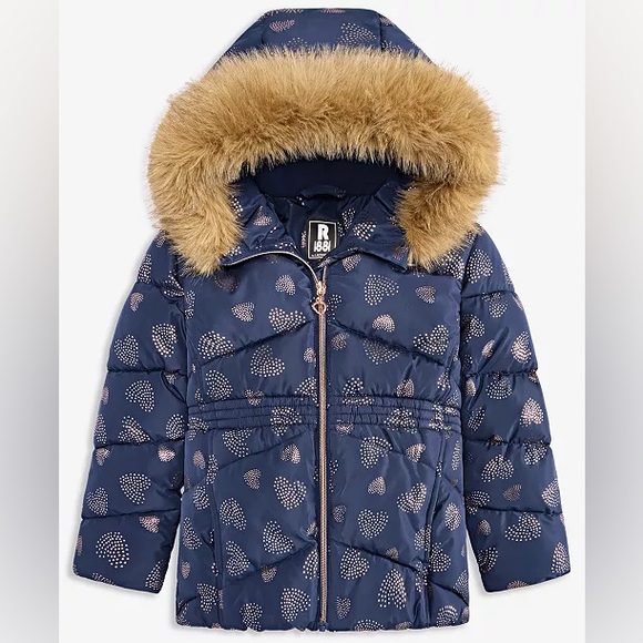 Other - S. Rothschild & Co. Toddler and Little Girls Foil Quilt Puffer Coat